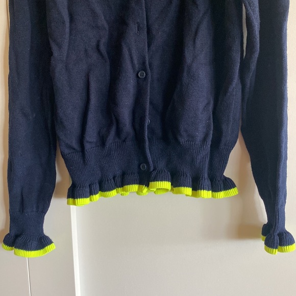 Crewcuts Cardigan with Ruffled Hems - Picture 3 of 4